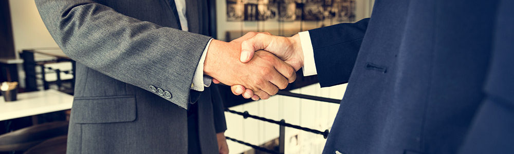 Corporate Business Men Handshake Meeting Concept