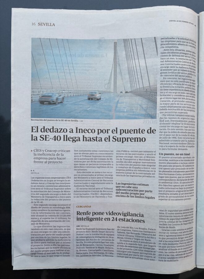 Artículo ABC Ineco